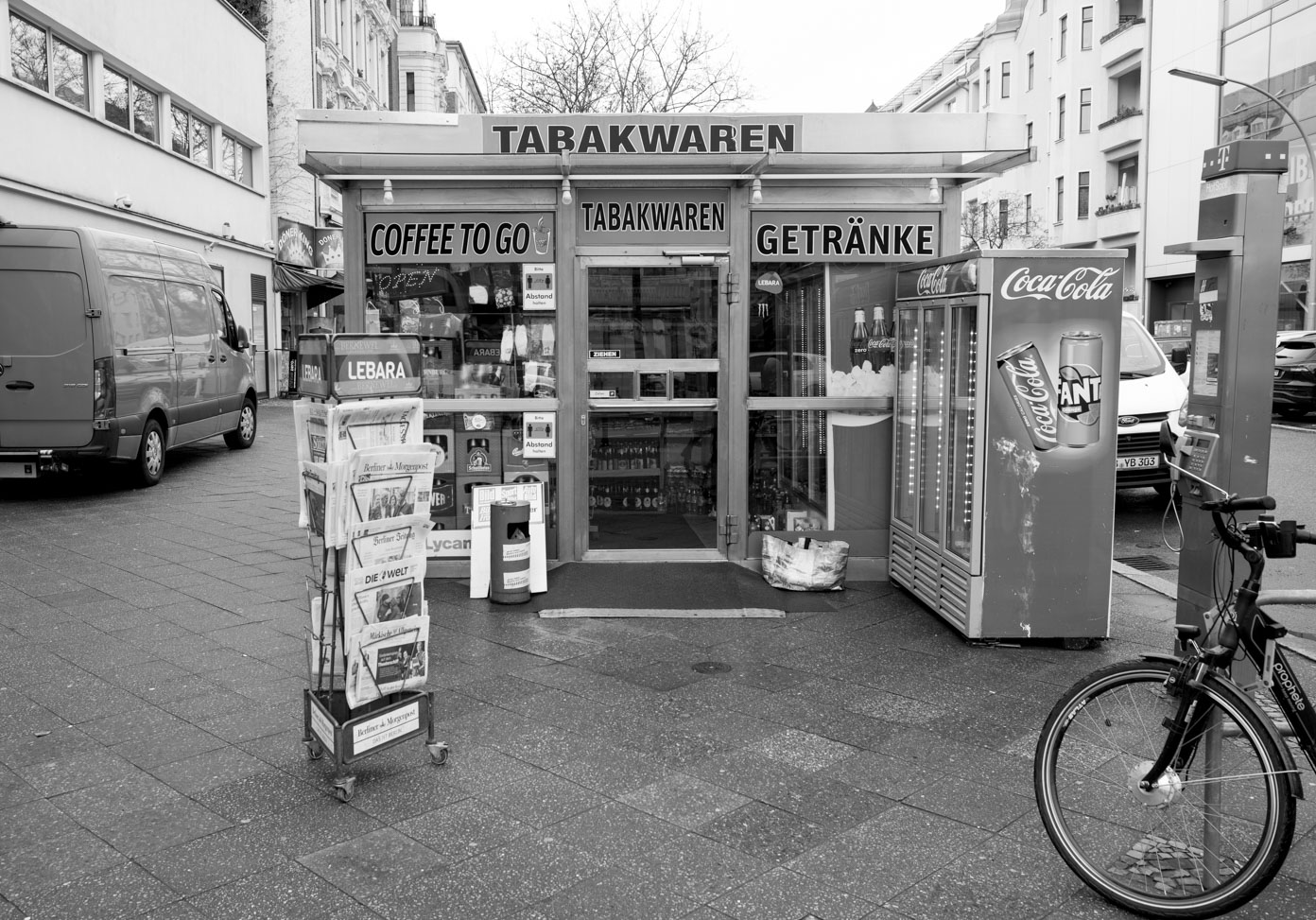 Kiosque Berlin-Steglitz Ahornstraße au coin de Schlossstraße